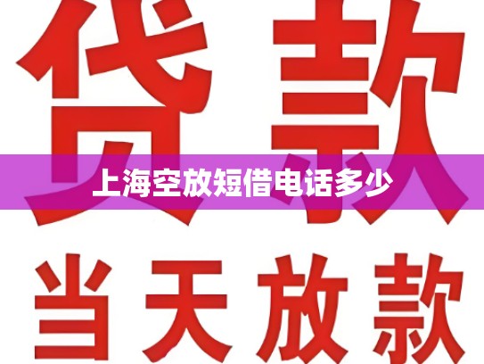 上海空放短借电话多少 上海空放短借电话多少